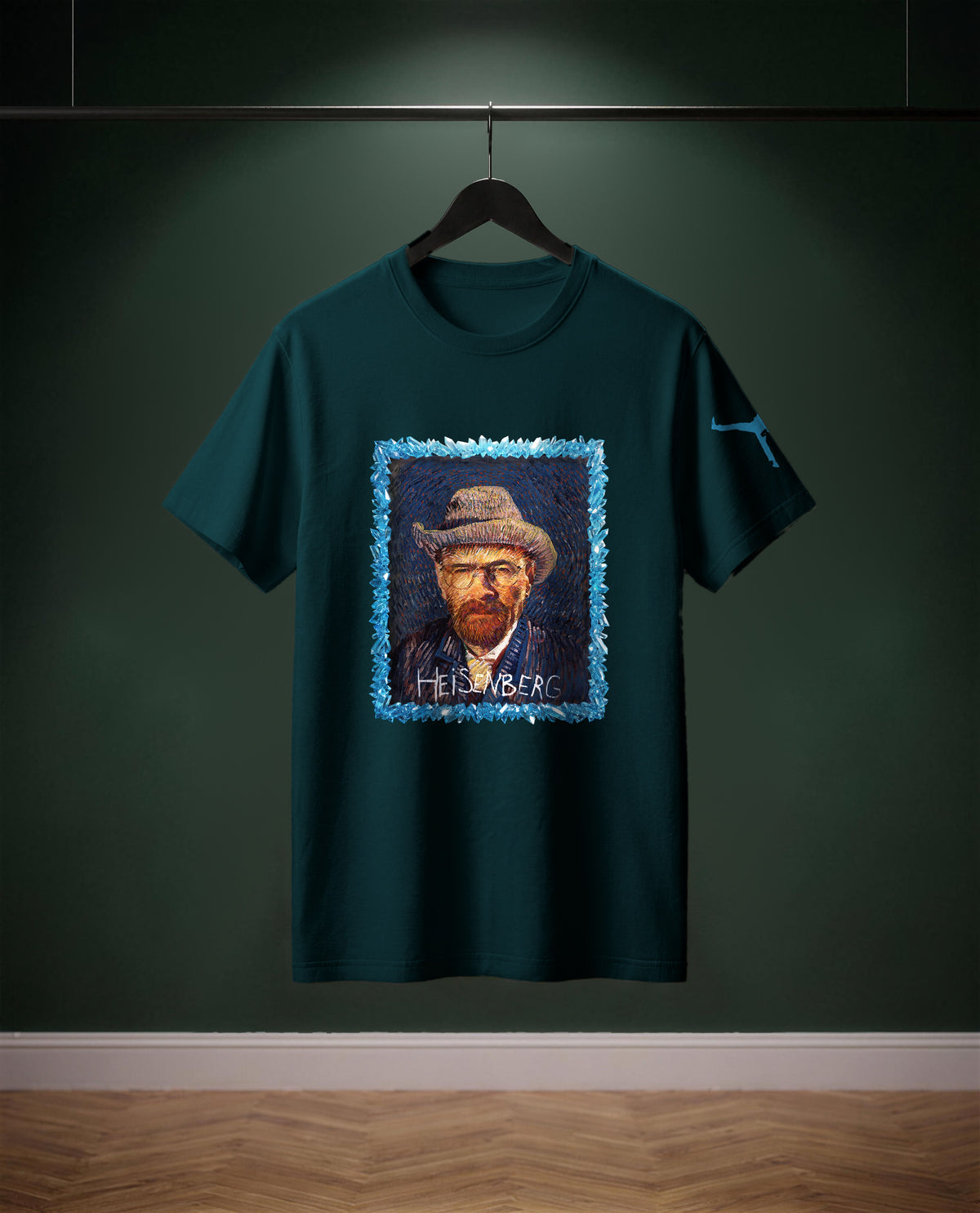 Say My Name — t-shirt colore Blu petrolio, davanti