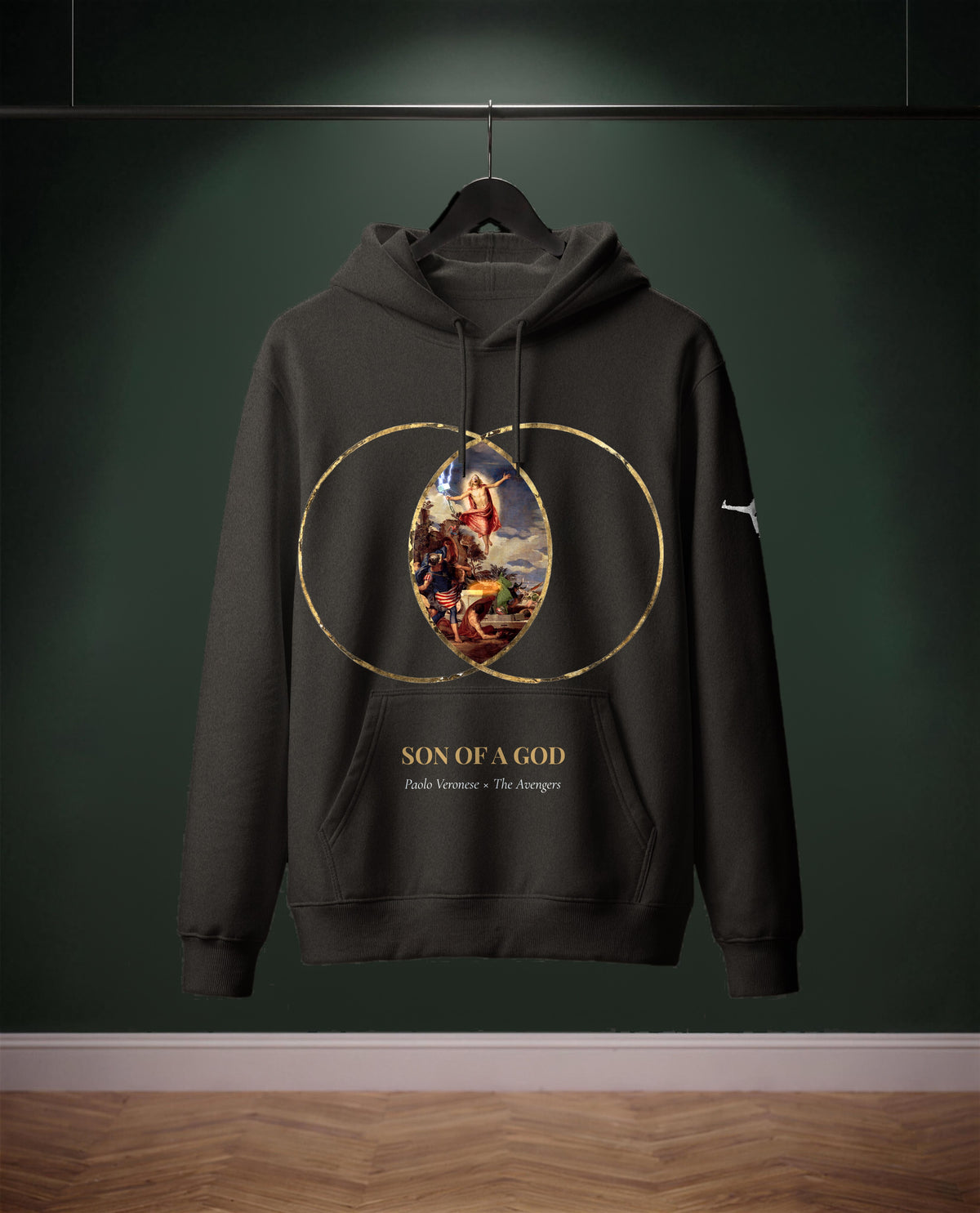 Son of a God — felpa colore Antracite melange, davanti