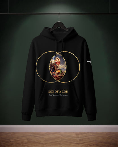 Son of a God — felpa colore Nero, davanti