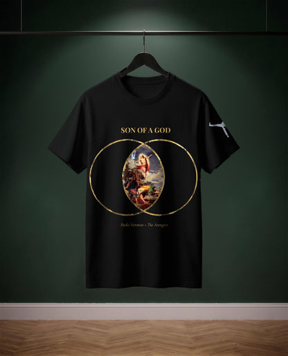 Son of a God — t-shirt colore Nero, davanti