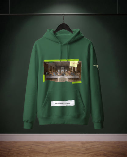 That's what God said — felpa colore Verde bottiglia, davanti