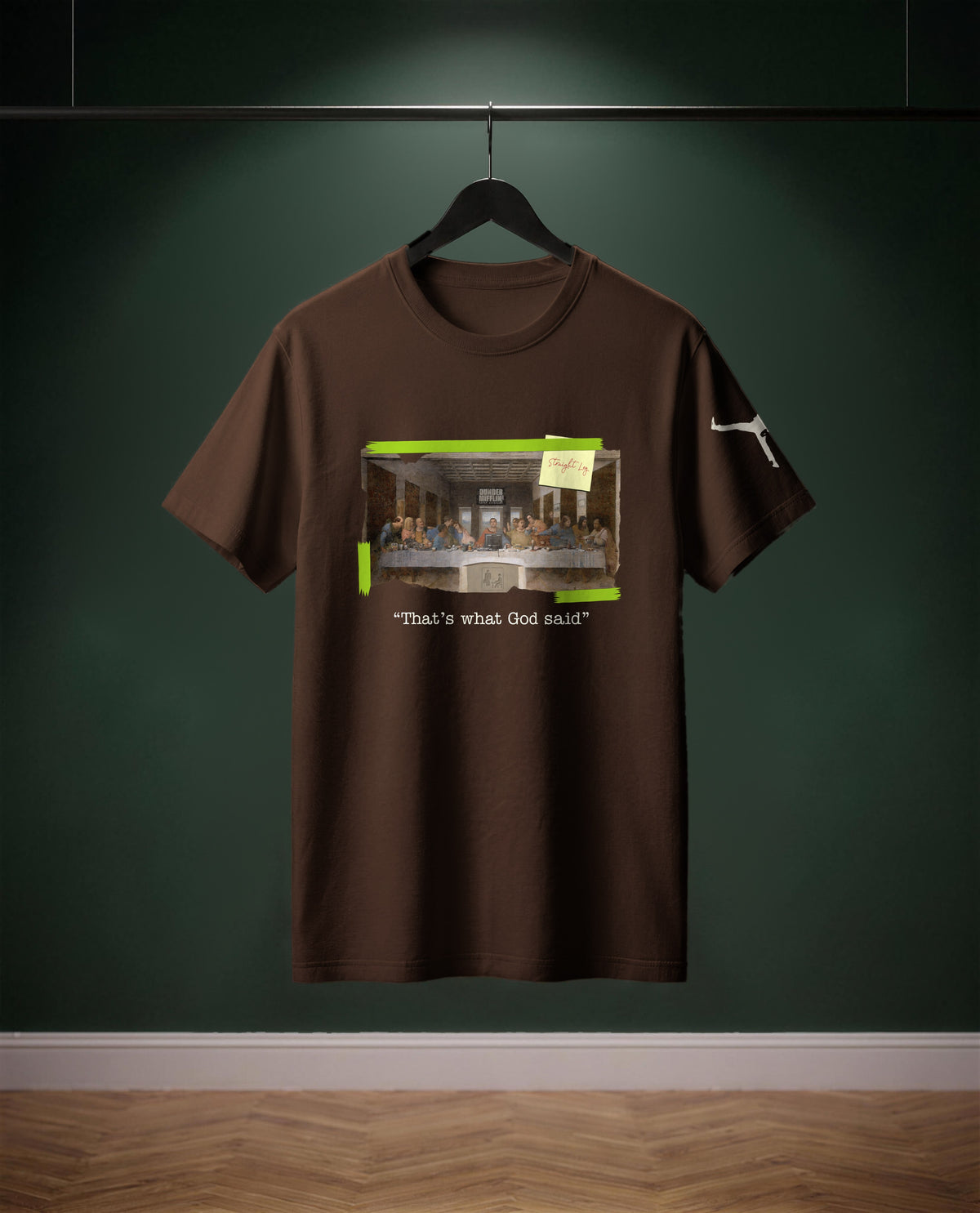 That's what God said — t-shirt colore Cioccolato, davanti