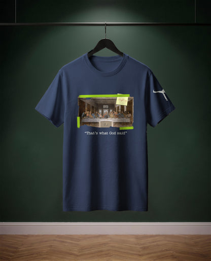 That's what God said — t-shirt colore Denim, davanti