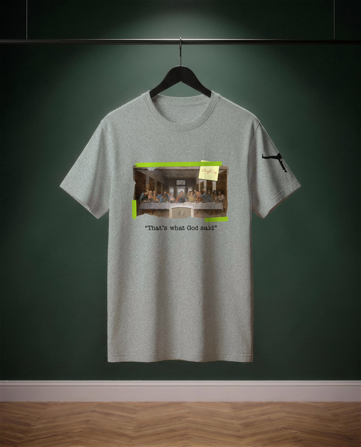 That's what God said — t-shirt colore Grigio medio melange, davanti