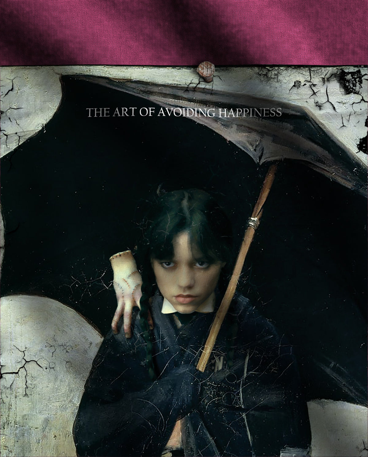 The Art of avoiding Happiness — dettaglio della stampa