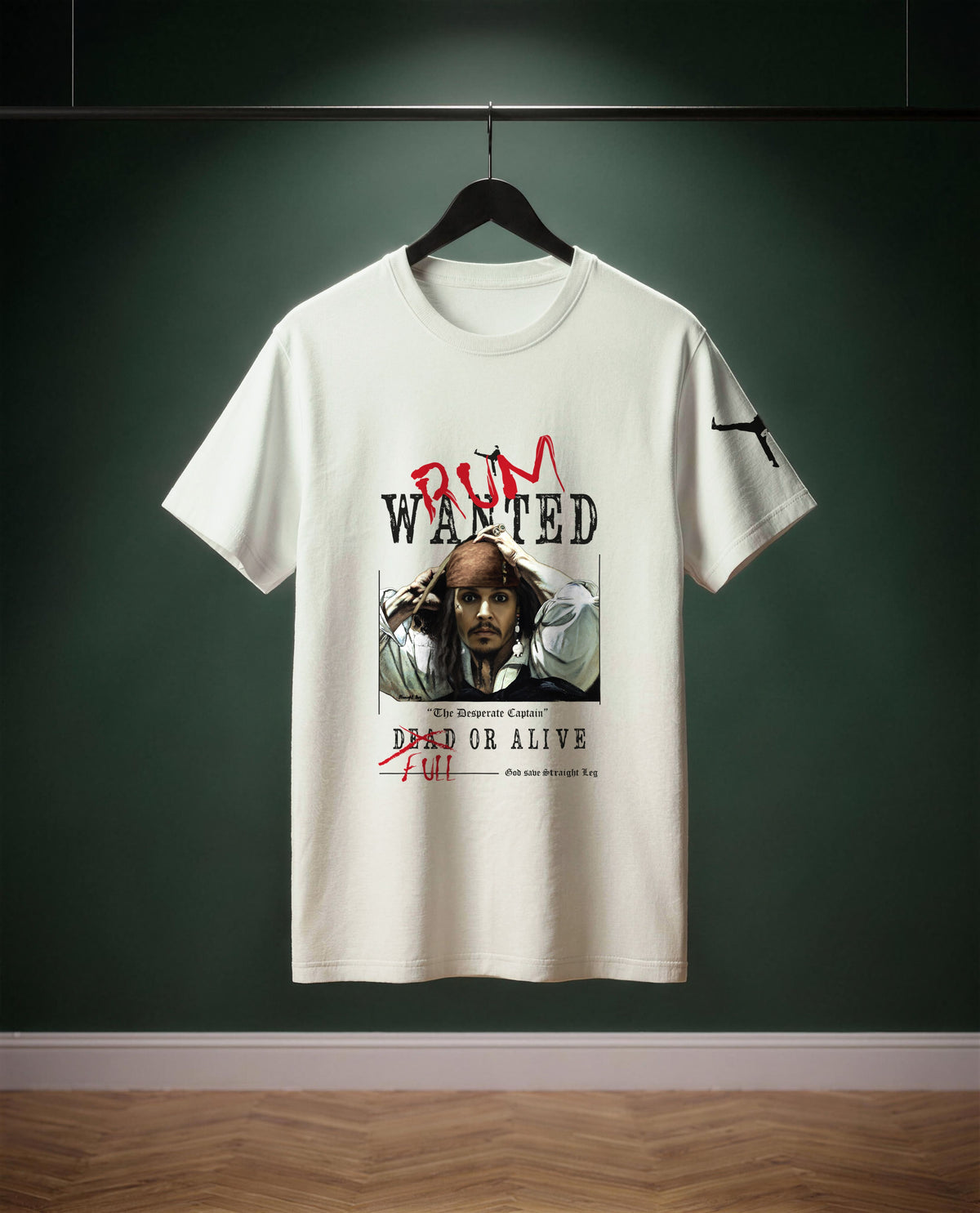 The Desperate Pirate — t-shirt colore Naturale, davanti