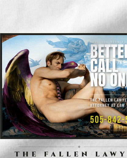 The Fallen Lawyer — dettaglio della stampa