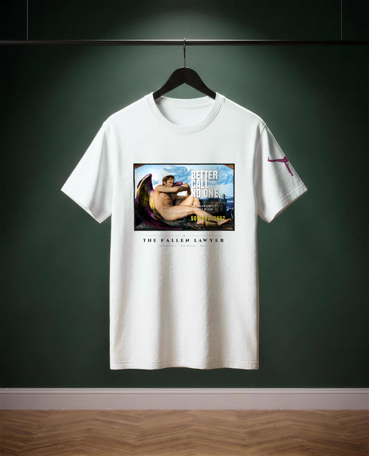 The Fallen Lawyer — t-shirt colore Bianco, davanti