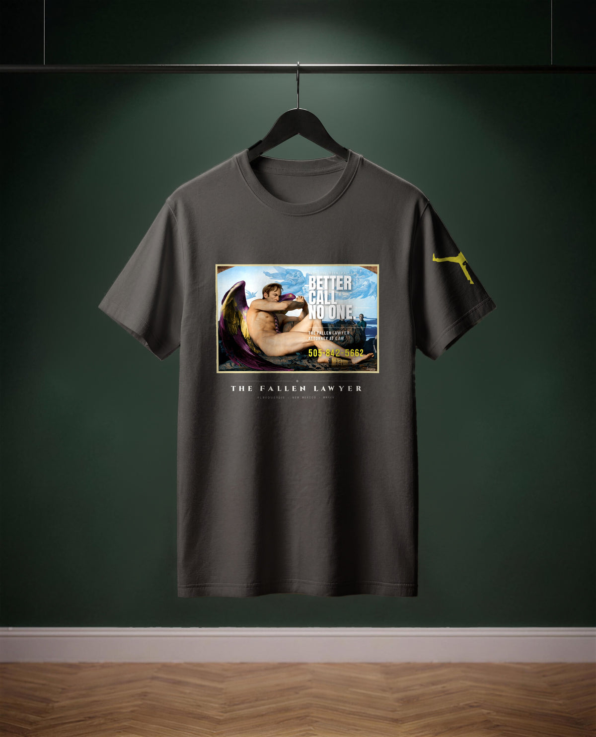 The Fallen Lawyer — t-shirt colore Grigio scuro, davanti