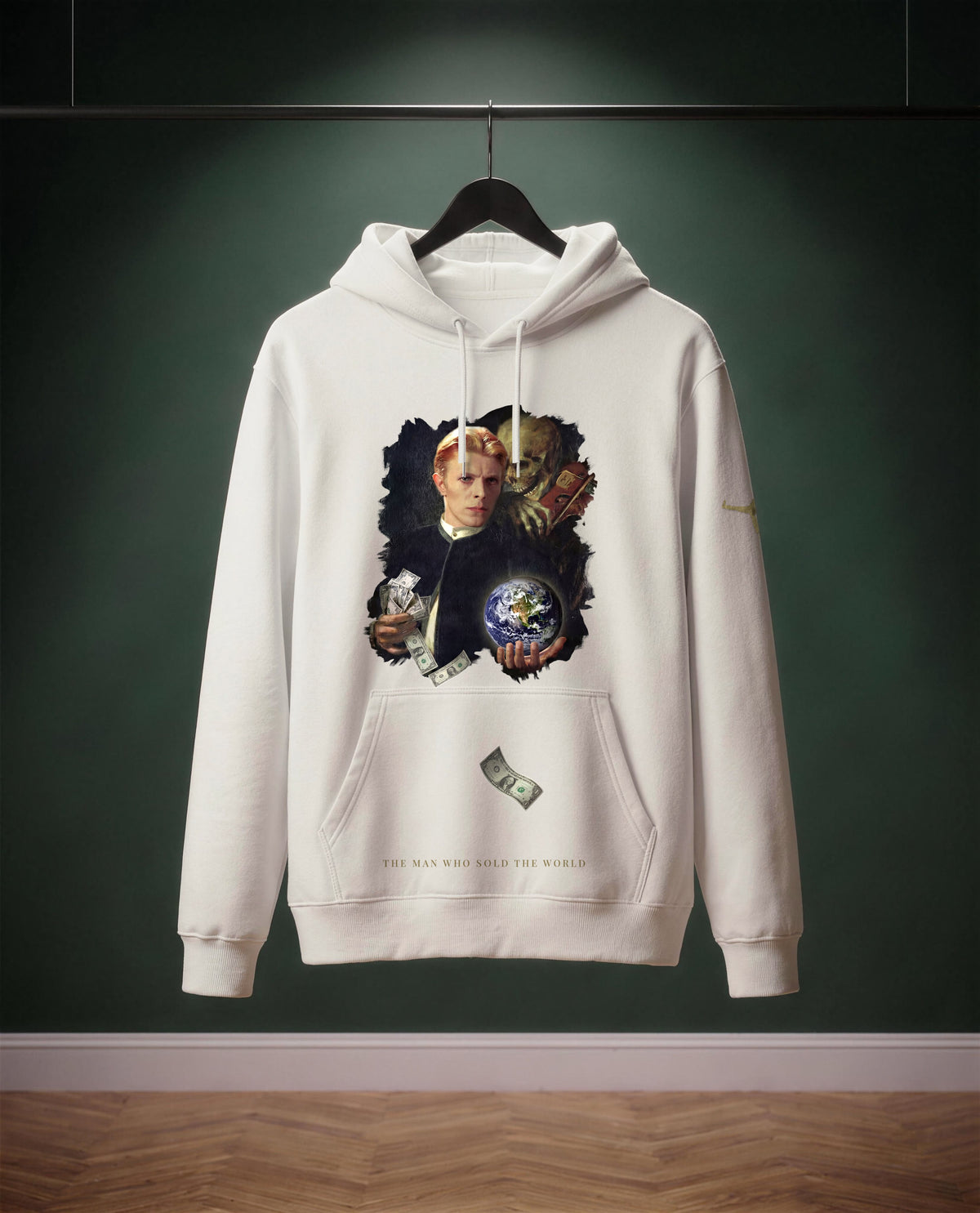 The Man Who sold the World — felpa colore Off-White, davanti