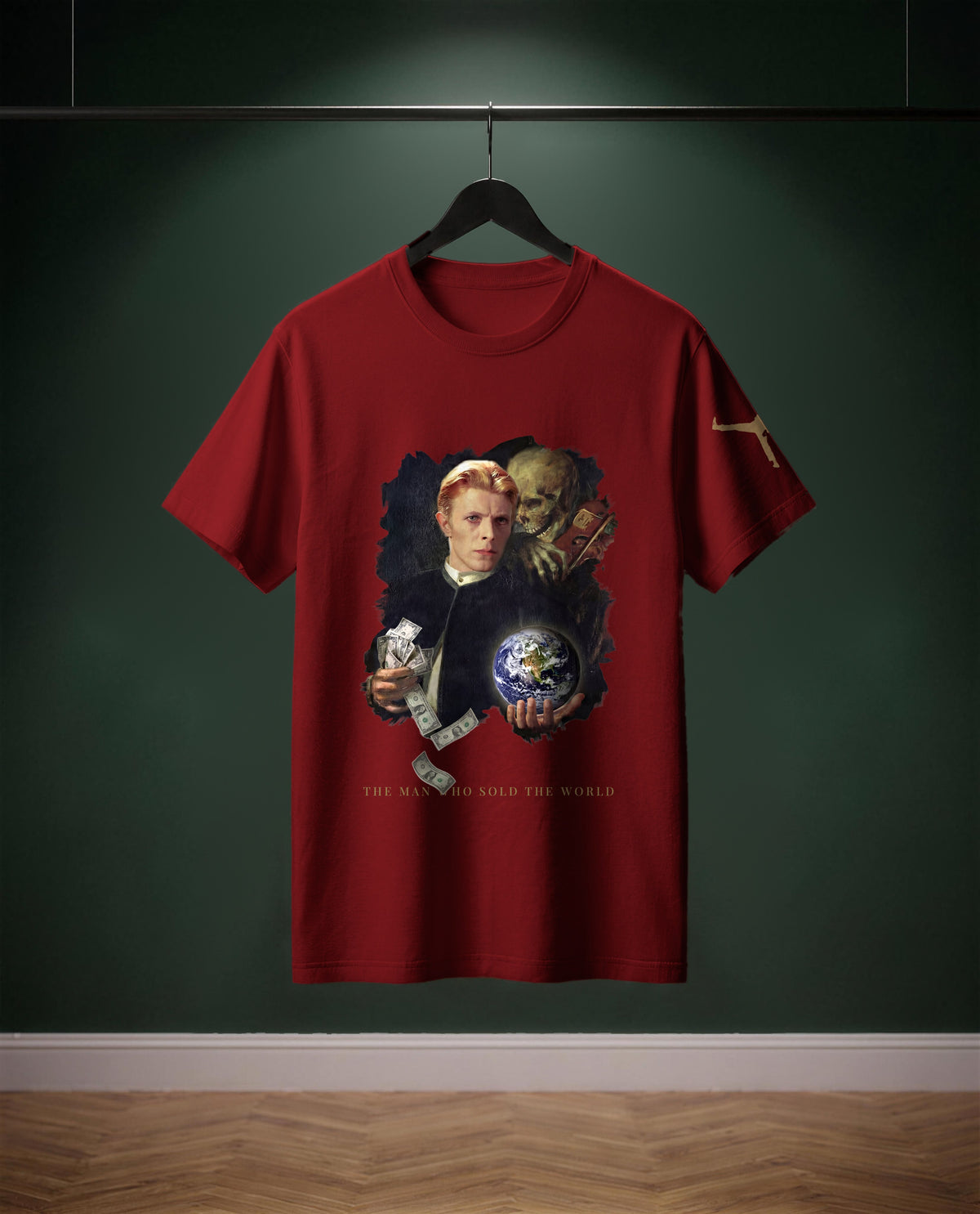 The Man Who sold the World — t-shirt colore Chili, davanti