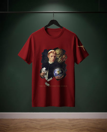 The Man Who sold the World — t-shirt colore Chili, davanti
