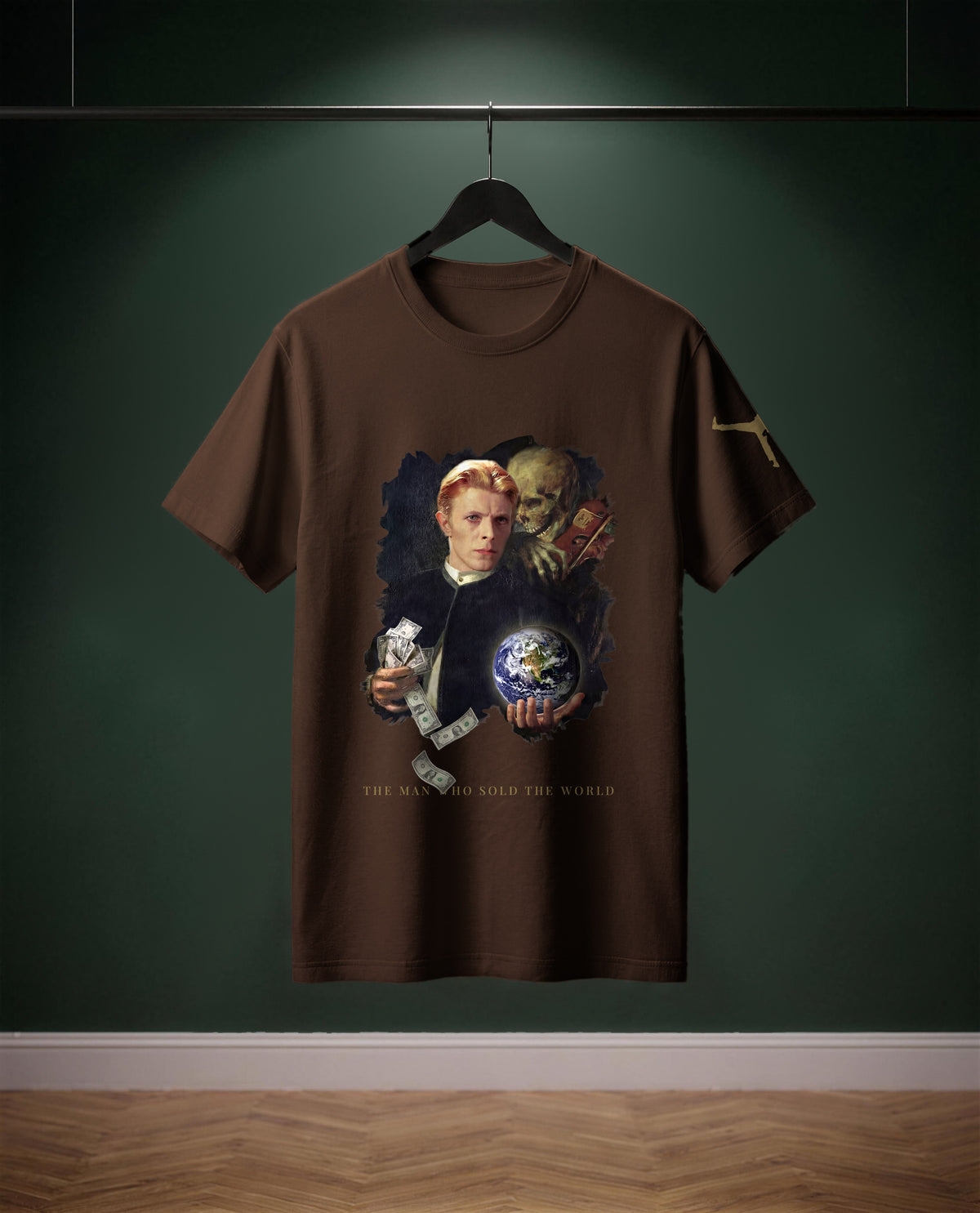 The Man Who sold the World — t-shirt colore Cioccolato, davanti