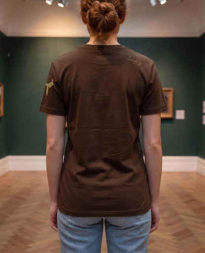 The Man Who sold the World — t-shirt di spalle, con il logo sulla manica