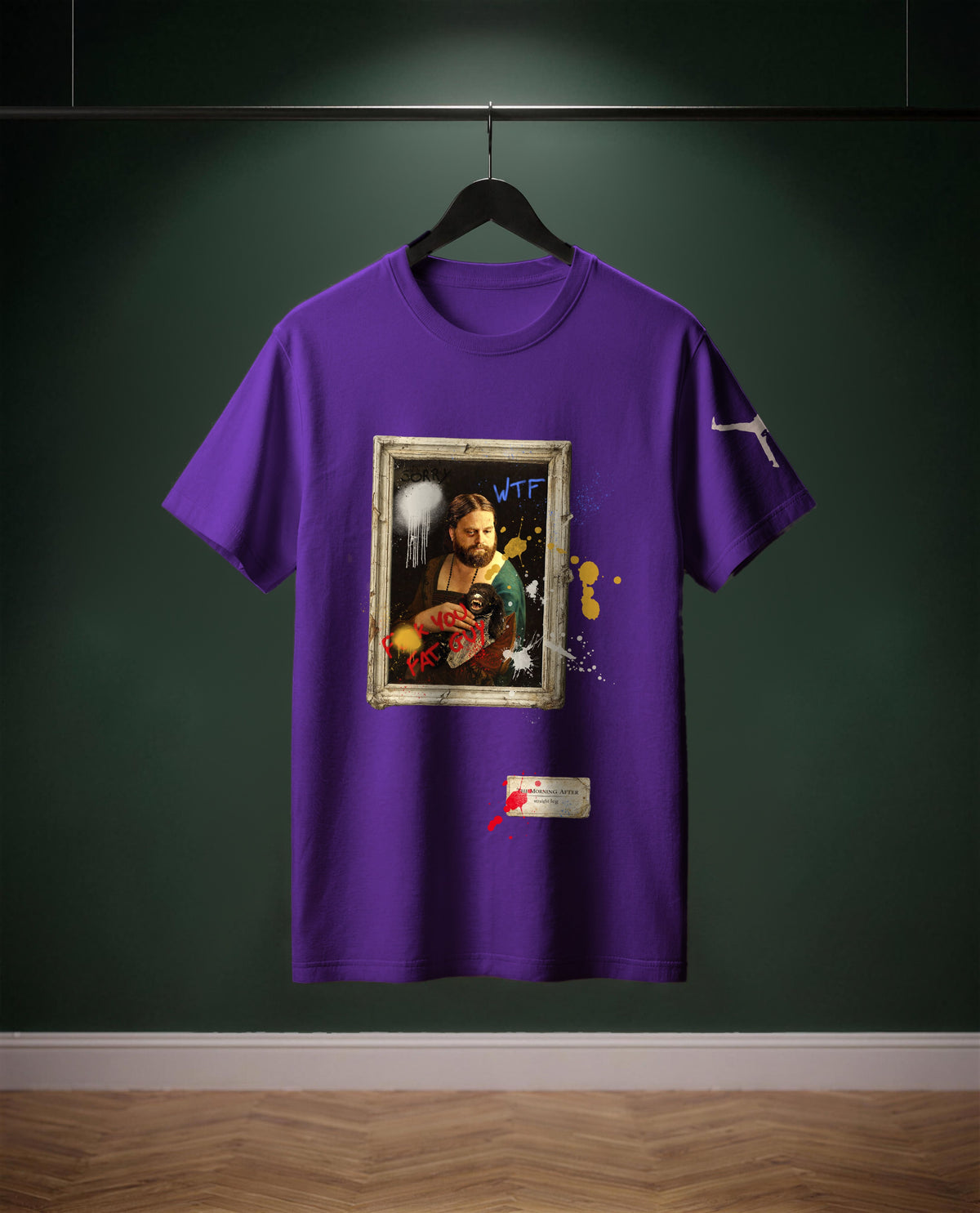 The Morning After — t-shirt colore Viola scuro, davanti