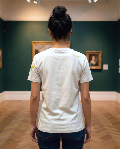 The Morning After — t-shirt di spalle, con il logo sulla manica