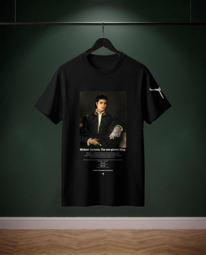 The One-Gloved King — t-shirt colore Nero, davanti