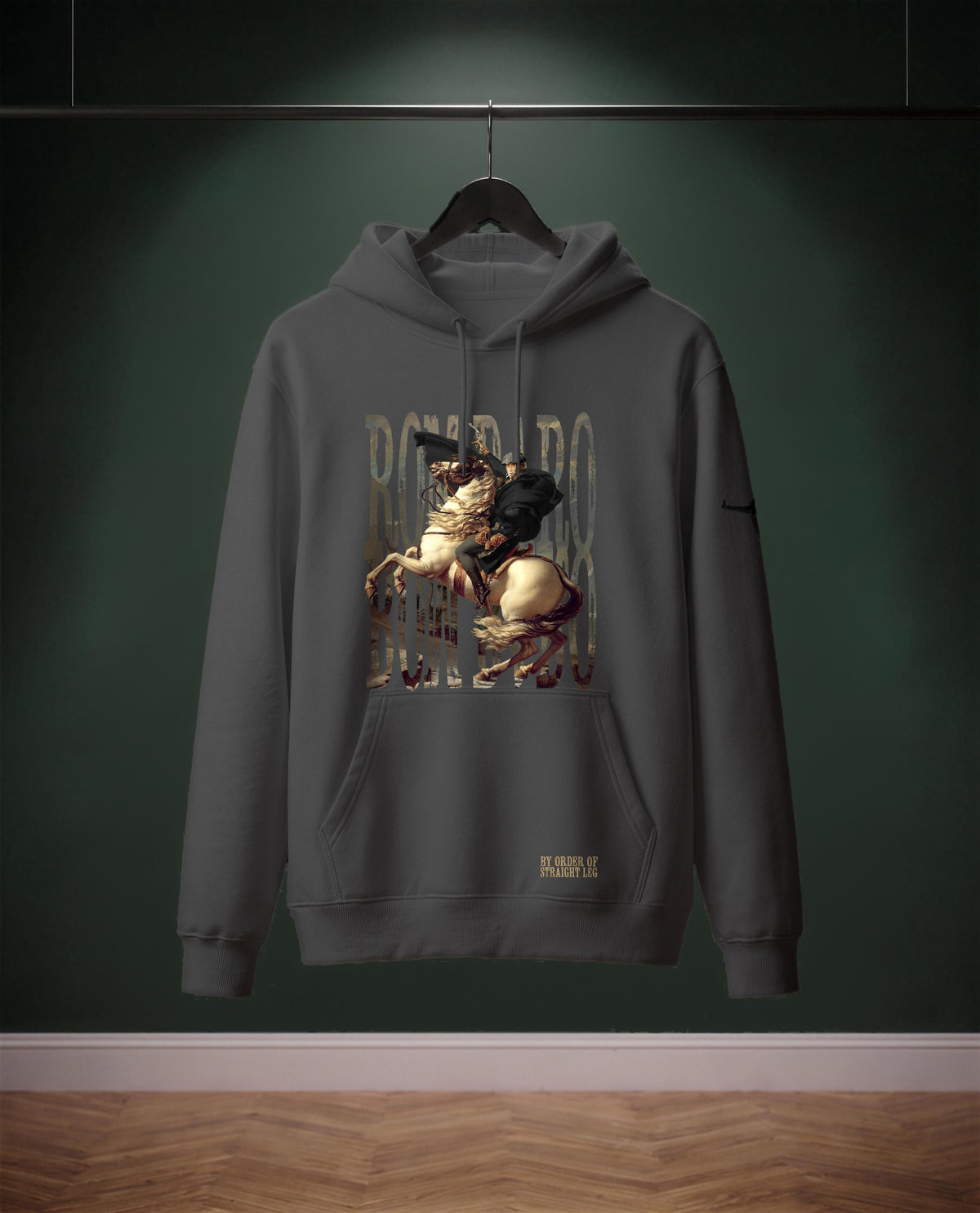 The Rom Baro — felpa colore Grigio topo, davanti