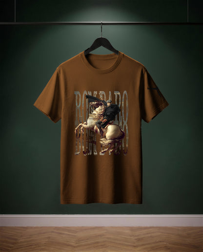 The Rom Baro — t-shirt colore Terra, davanti