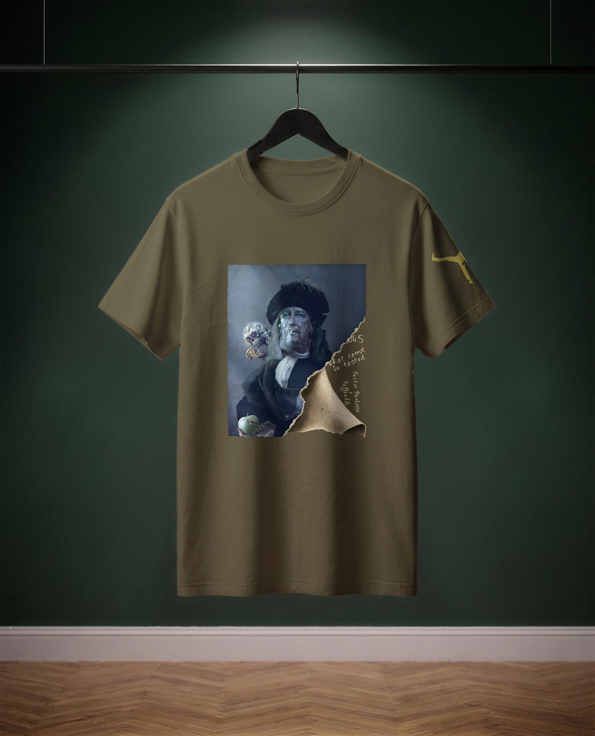 What Cannot Be Tasted — t-shirt colore Army, davanti