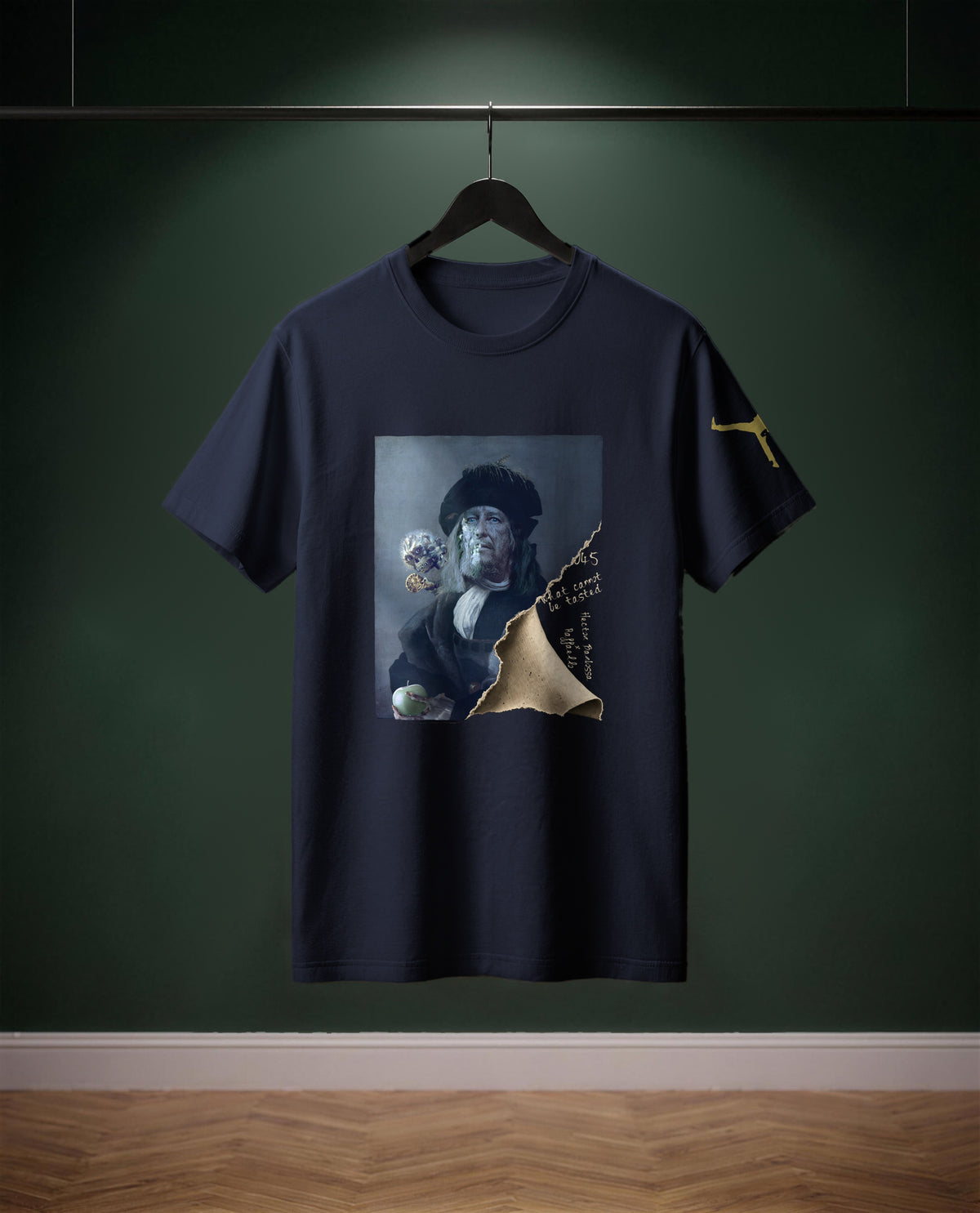 What Cannot Be Tasted — t-shirt colore Blu oltremare, davanti