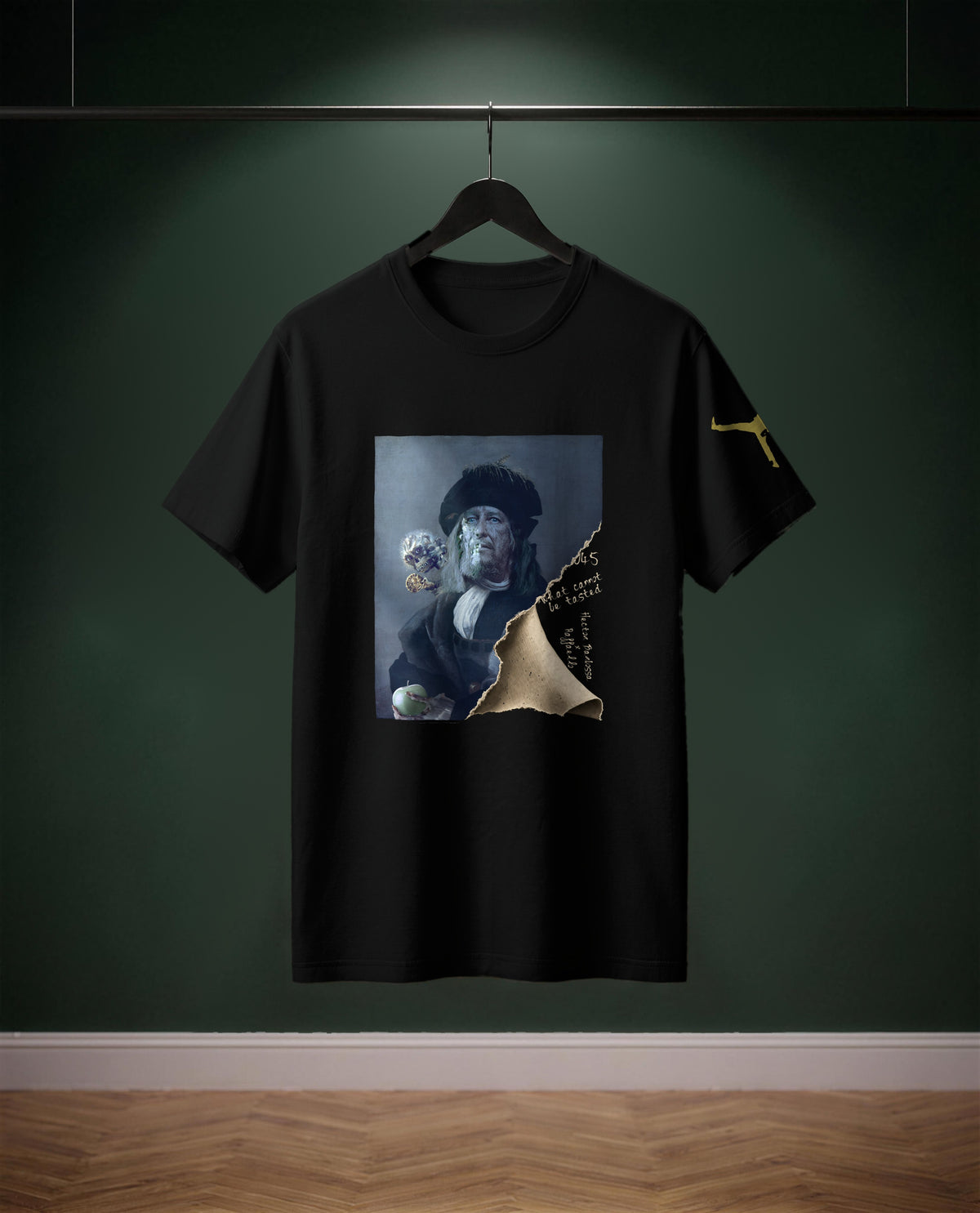 What Cannot Be Tasted — t-shirt colore Nero, davanti