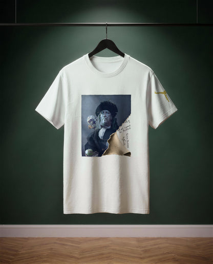What Cannot Be Tasted — t-shirt colore Off-white, davanti